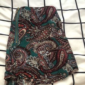 LF Shorts - LF Paisley Soft Zip Up Shorts LF Shorts - LF Paisley Soft Zip Up Shorts